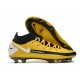 Nike Phantom GT Elite Dynamic Fit FG Soccer Cleats Yellow And Black White