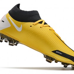 Nike Phantom GT Elite Dynamic Fit FG Soccer Cleats Yellow And Black White