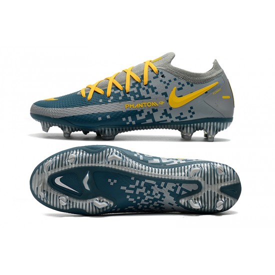 Nike Phantom GT Elite FG Soccer Cleats Black And Yellow