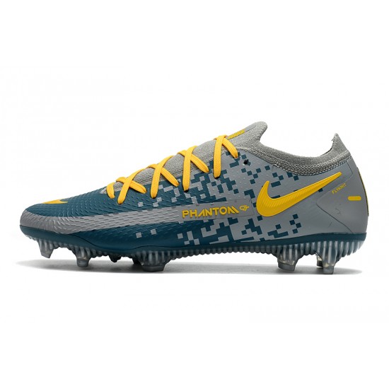 Nike Phantom GT Elite FG Soccer Cleats Black And Yellow