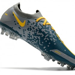 Nike Phantom GT Elite FG Soccer Cleats Black And Yellow