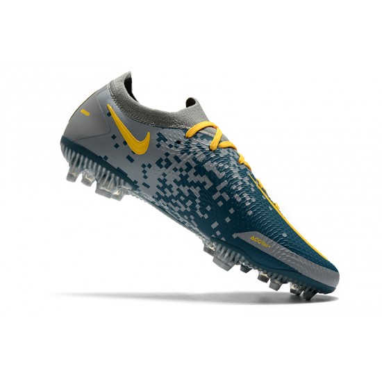 Nike Phantom GT Elite FG Soccer Cleats Black And Yellow