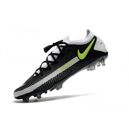 Nike Phantom GT Elite FG Soccer Cleats Black And Yellow