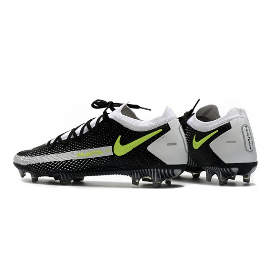 Nike Phantom GT Elite FG Soccer Cleats Black And Yellow