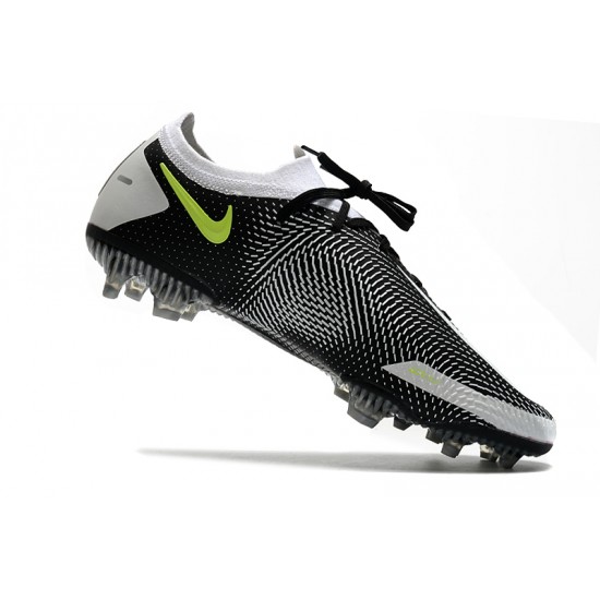 Nike Phantom GT Elite FG Soccer Cleats Black And Yellow