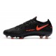 Nike Phantom GT Elite FG Soccer Cleats Black Orange Low