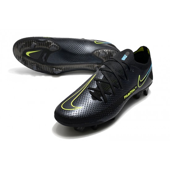 Nike Phantom GT Elite FG Soccer Cleats Black Yellow