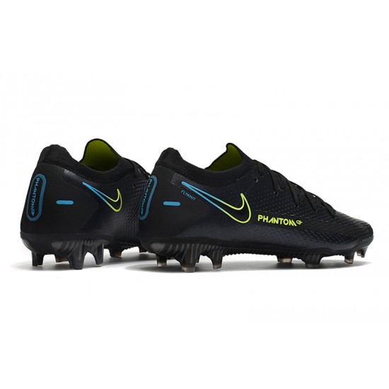 Nike Phantom GT Elite FG Soccer Cleats Black Yellow