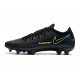 Nike Phantom GT Elite FG Soccer Cleats Black Yellow