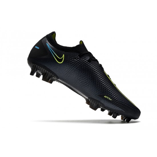 Nike Phantom GT Elite FG Soccer Cleats Black Yellow