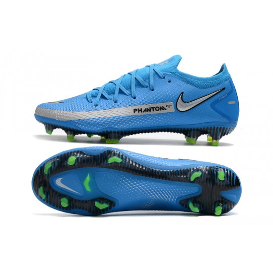 Nike Phantom GT Elite FG Soccer Cleats Blue