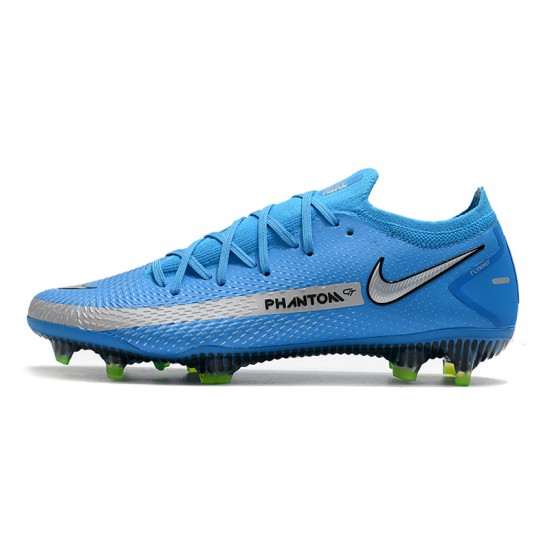 Nike Phantom GT Elite FG Soccer Cleats Blue