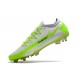 Nike Phantom GT Elite FG Soccer Cleats Green And White Low