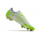 Nike Phantom GT Elite FG Soccer Cleats Green And White Low