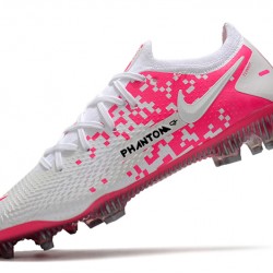 Nike Phantom GT Elite FG Soccer Cleats Pink And White Low