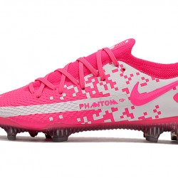 Nike Phantom GT Elite FG Soccer Cleats Pink WhiteLow