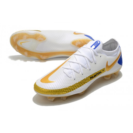 Nike Phantom GT Elite FG Soccer Cleats White Low