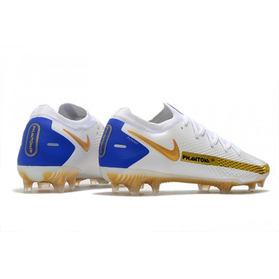 Nike Phantom GT Elite FG Soccer Cleats White Low