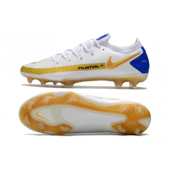 Nike Phantom GT Elite FG Soccer Cleats White Low