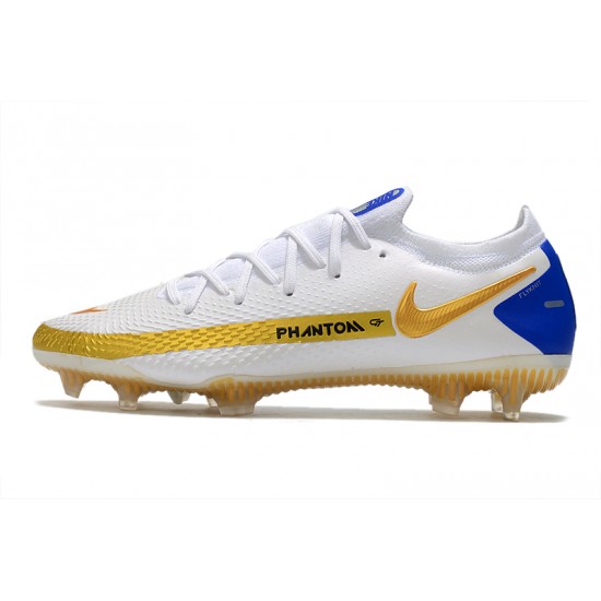 Nike Phantom GT Elite FG Soccer Cleats White Low