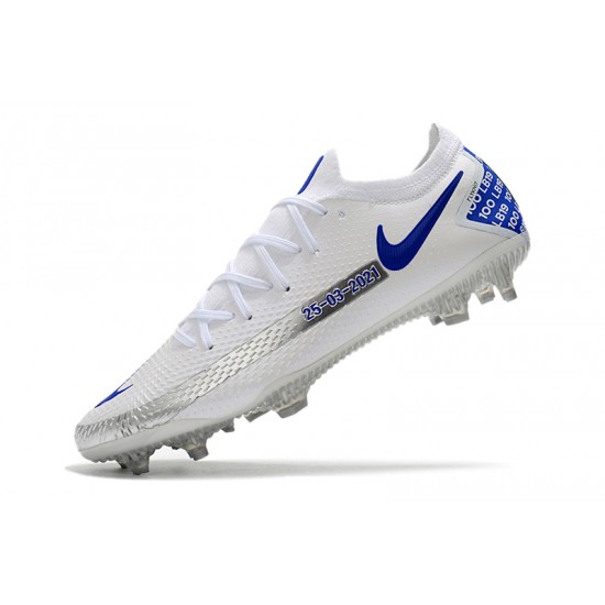 Nike Phantom GT Elite FG Soccer Cleats White Low