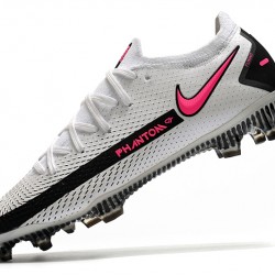 Nike Phantom GT Elite FG Soccer Cleats White Pink Low