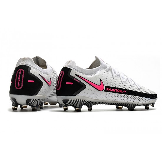 Nike Phantom GT Elite FG Soccer Cleats White Pink Low