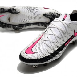 Nike Phantom GT Elite FG Soccer Cleats White Pink Low