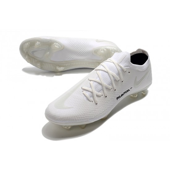 Nike Phantom GT Elite FG Soccer Cleats White