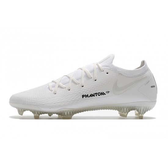 Nike Phantom GT Elite FG Soccer Cleats White