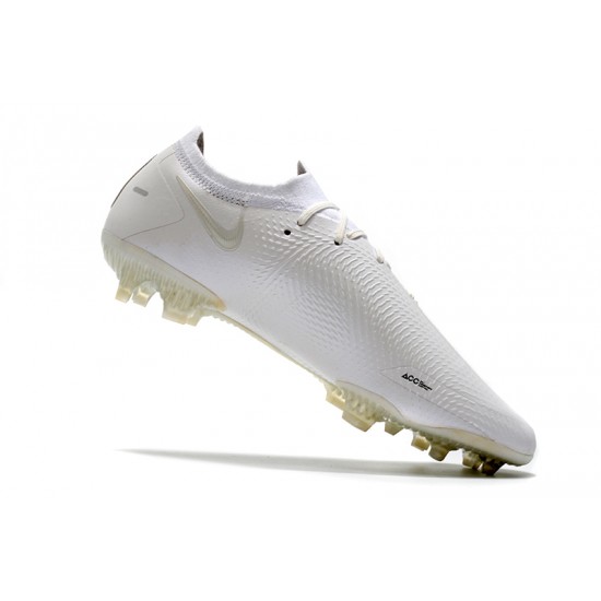 Nike Phantom GT Elite FG Soccer Cleats White