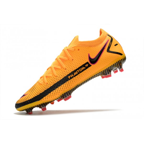 Nike Phantom GT Elite FG Soccer Cleats Yellow Low