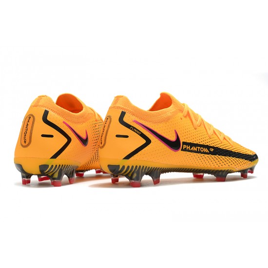 Nike Phantom GT Elite FG Soccer Cleats Yellow Low