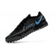 Nike Phantom GT Pro TF Soccer Cleats Black And Blue Low