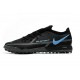 Nike Phantom GT Pro TF Soccer Cleats Black And Blue Low