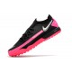 Nike Phantom GT Pro TF Soccer Cleats Black And Pink Low