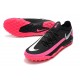 Nike Phantom GT Pro TF Soccer Cleats Black And Pink Low