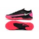 Nike Phantom GT Pro TF Soccer Cleats Black And Pink Low