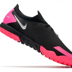 Nike Phantom GT Pro TF Soccer Cleats Black And Pink Low