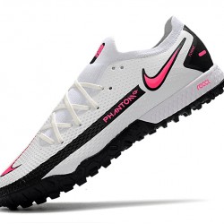 Nike Phantom GT Pro TF Soccer Cleats Black And White Low