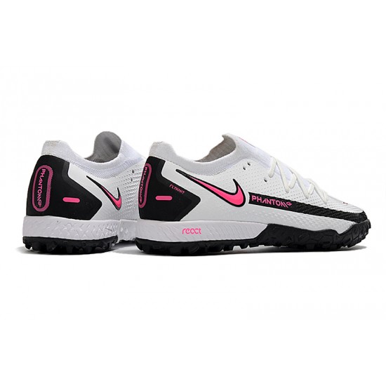 Nike Phantom GT Pro TF Soccer Cleats Black And White Low