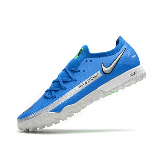 Nike Phantom GT Pro TF Soccer Cleats Blue Low