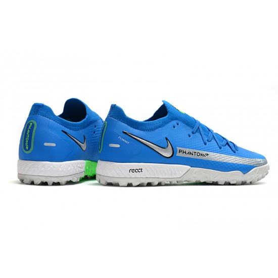 Nike Phantom GT Pro TF Soccer Cleats Blue Low