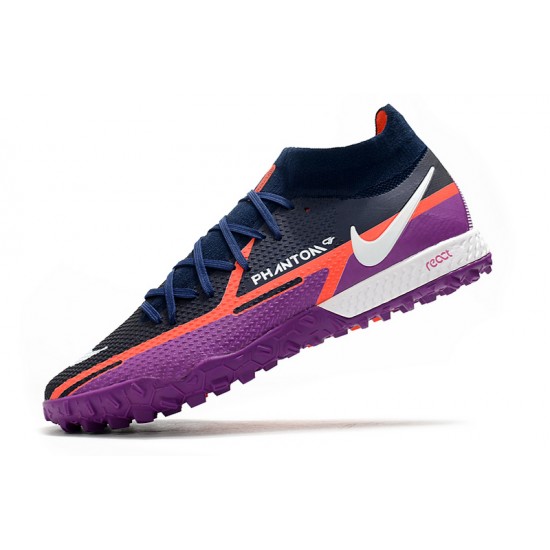 Nike Phantom GT Pro TF Soccer Cleats Purple High