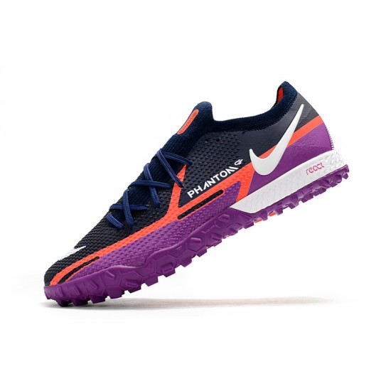 Nike Phantom GT Pro TF Soccer Cleats Purple Low