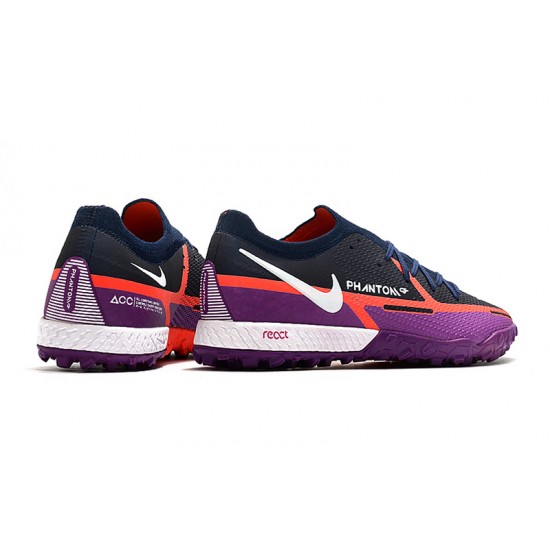 Nike Phantom GT Pro TF Soccer Cleats Purple Low