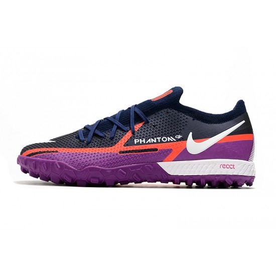 Nike Phantom GT Pro TF Soccer Cleats Purple Low