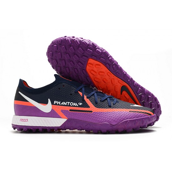 Nike Phantom GT Pro TF Soccer Cleats Purple Low