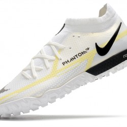 Nike Phantom GT Pro TF Soccer Cleats White And Black High