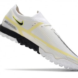 Nike Phantom GT Pro TF Soccer Cleats White And Black Low